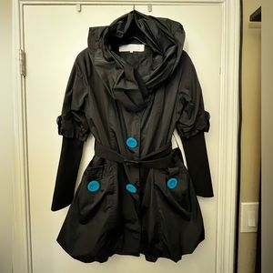 Lanvin Flare Collar Utility Trench